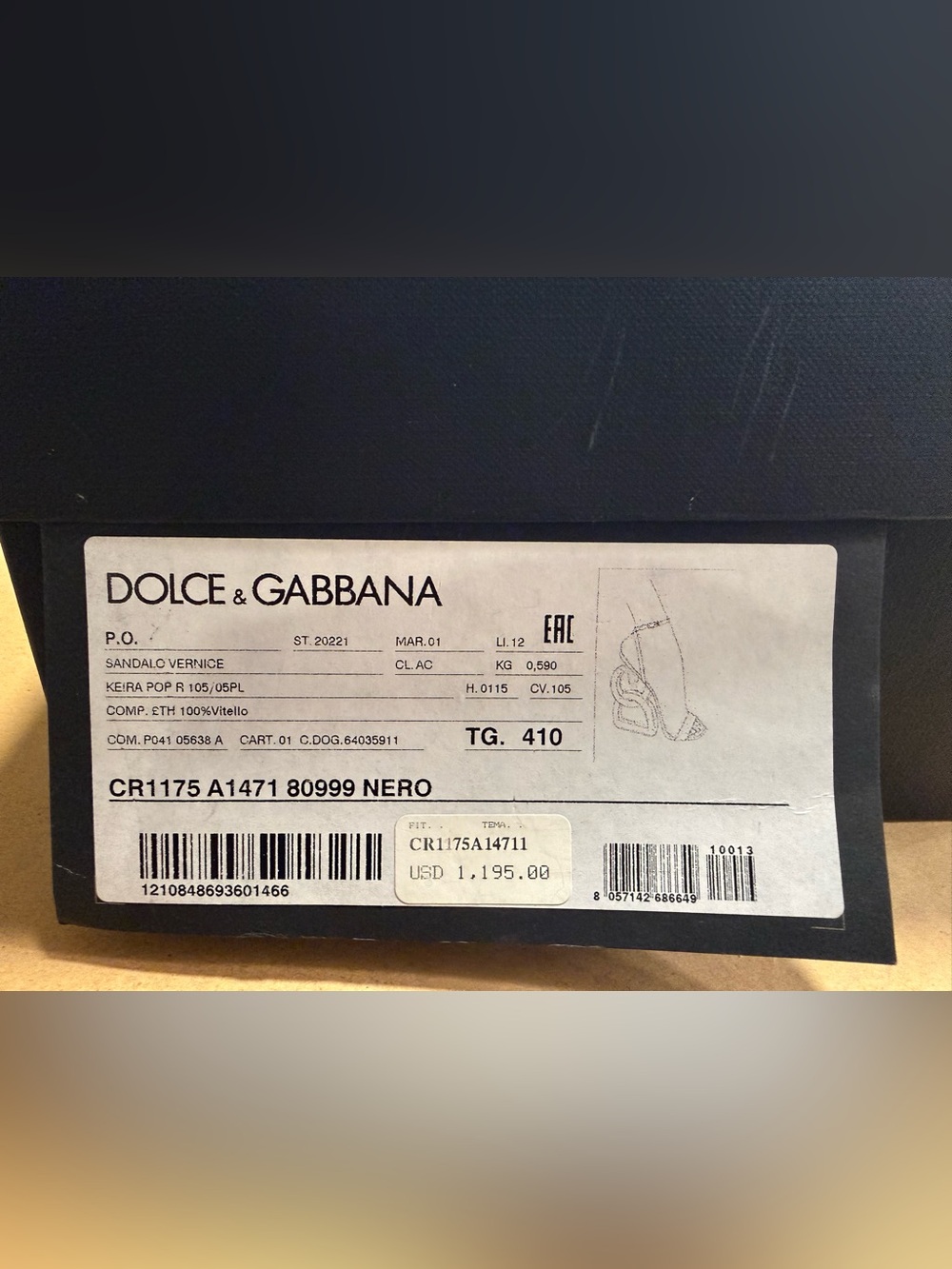 AUTHENTIC: Dolce & Gabbana Logo Heels - Picture 6 of 7